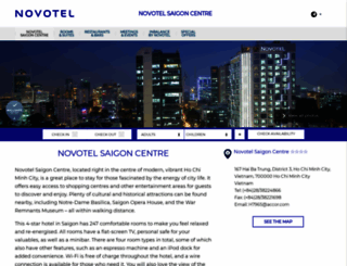 novotel-saigon-centre.com screenshot
