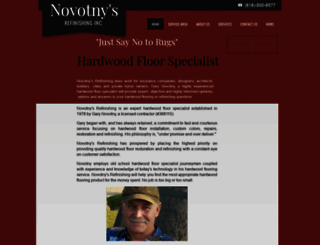 novotnysrefinishing.com screenshot