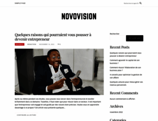 novovision.fr screenshot