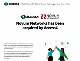 novumnetworks.com.au screenshot