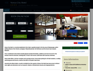 novus-athens.hotel-rez.com screenshot
