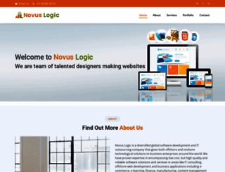 novuslogic.co.in screenshot
