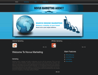 novusmarketingagency.com screenshot