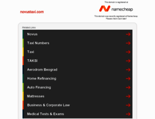 novustaxi.com screenshot