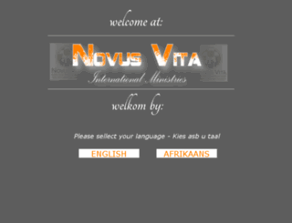novusvita.co.za screenshot