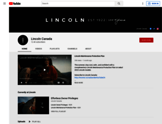 now.lincolncanada.com screenshot