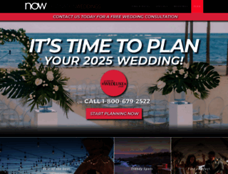nowdestinationweddings.com screenshot