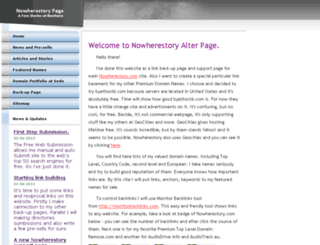nowherestory.byethost6.com screenshot