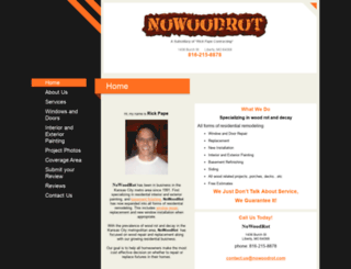 nowoodrot.com screenshot