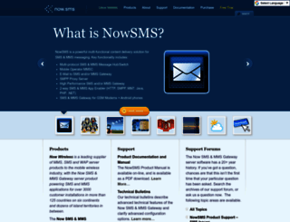 nowsms.com screenshot