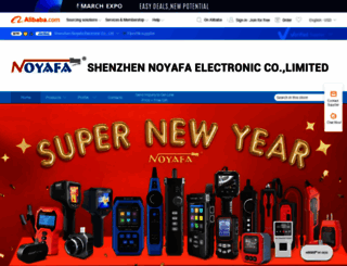 noyafa.en.alibaba.com screenshot