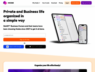 nozbe.com screenshot