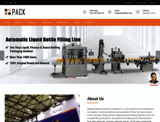 npackmachinery.com screenshot