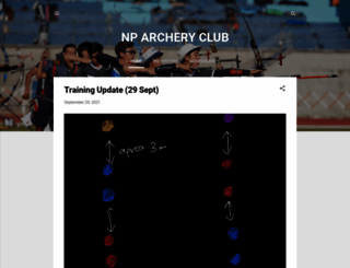 nparchery.blogspot.com screenshot