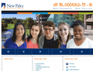 npbloggers.newpaltz.edu screenshot