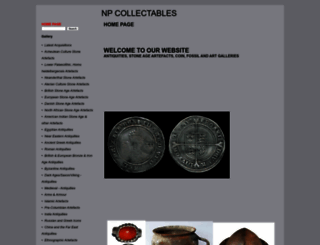 npcollectables.org.uk screenshot