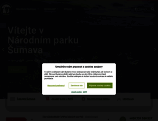 npsumava.cz screenshot