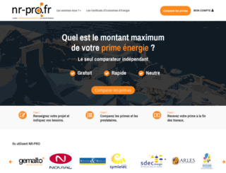 nr-pro.fr screenshot