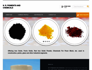 nrpigmentsandchemicals.com screenshot