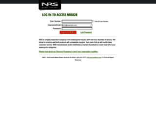 nrsb2b.com screenshot