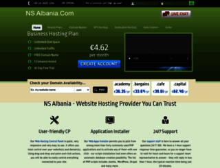 nsalbania.com screenshot