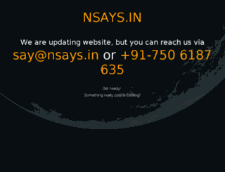 nsays.in screenshot