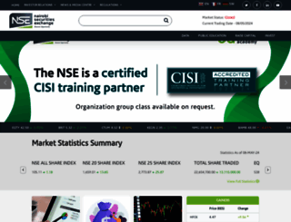 nse.co.ke screenshot