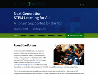 nsfstemforum.edc.org screenshot