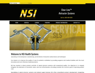 nsi-healthsystems.com screenshot