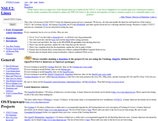 nslu2-linux.org screenshot