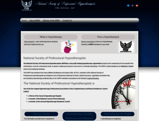 nsph-hypnotherapy.co.uk screenshot