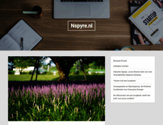 nspyre.nl screenshot