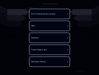 nssicon2020.com screenshot