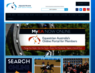 nsw.equestrian.org.au screenshot