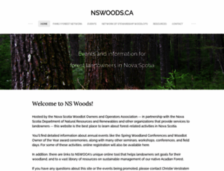 nswoods.ca screenshot