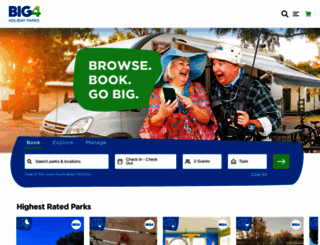 nt.big4.com.au screenshot