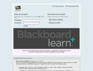 ntcc-bb.blackboard.com screenshot