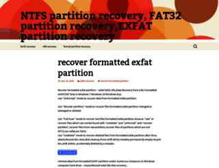 ntfsfatrecovery.com screenshot