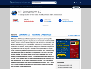 nti-backup-now2.software.informer.com screenshot