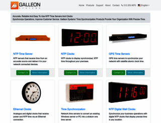 ntp-time-server.com screenshot