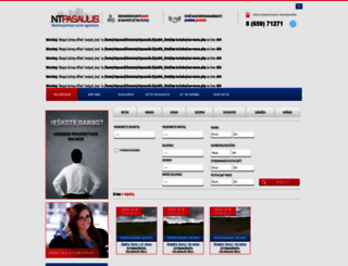 ntpasaulis.lt screenshot