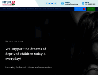 ntspl-foundation.org screenshot
