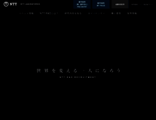 ntt-labs.jp screenshot