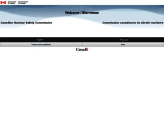 nuclearsafety.gc.ca screenshot