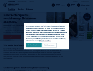 nuernberger-berufsunfaehigkeitsversicherung-informationen.de screenshot