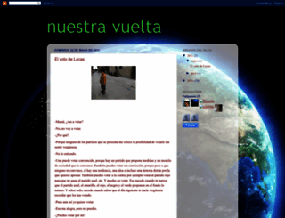nuestravuelta.blogspot.com screenshot