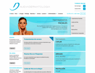 nuevadermatologia.com.ar screenshot