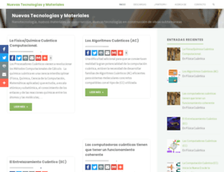 nuevastecnologiasymateriales.com screenshot