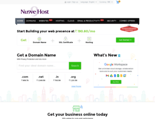 nuevehost.com screenshot