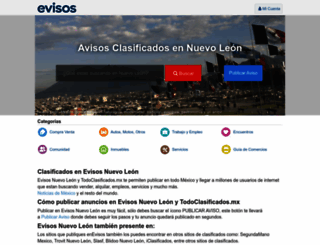 nuevoleon.evisos.com.mx screenshot